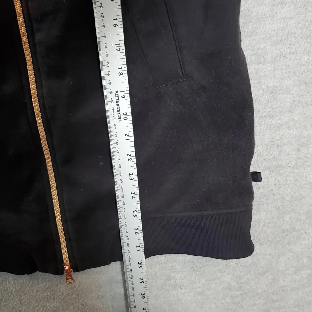 Lululemon Women Jacket 8 Black‎ Departure Sleeveless Vest Full Zip